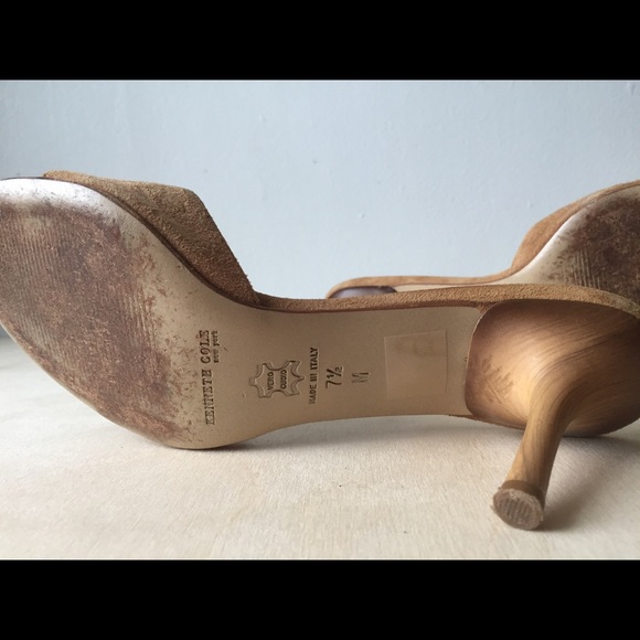 Kenneth Cole 3" high heeled slides - Picture 4 of 8